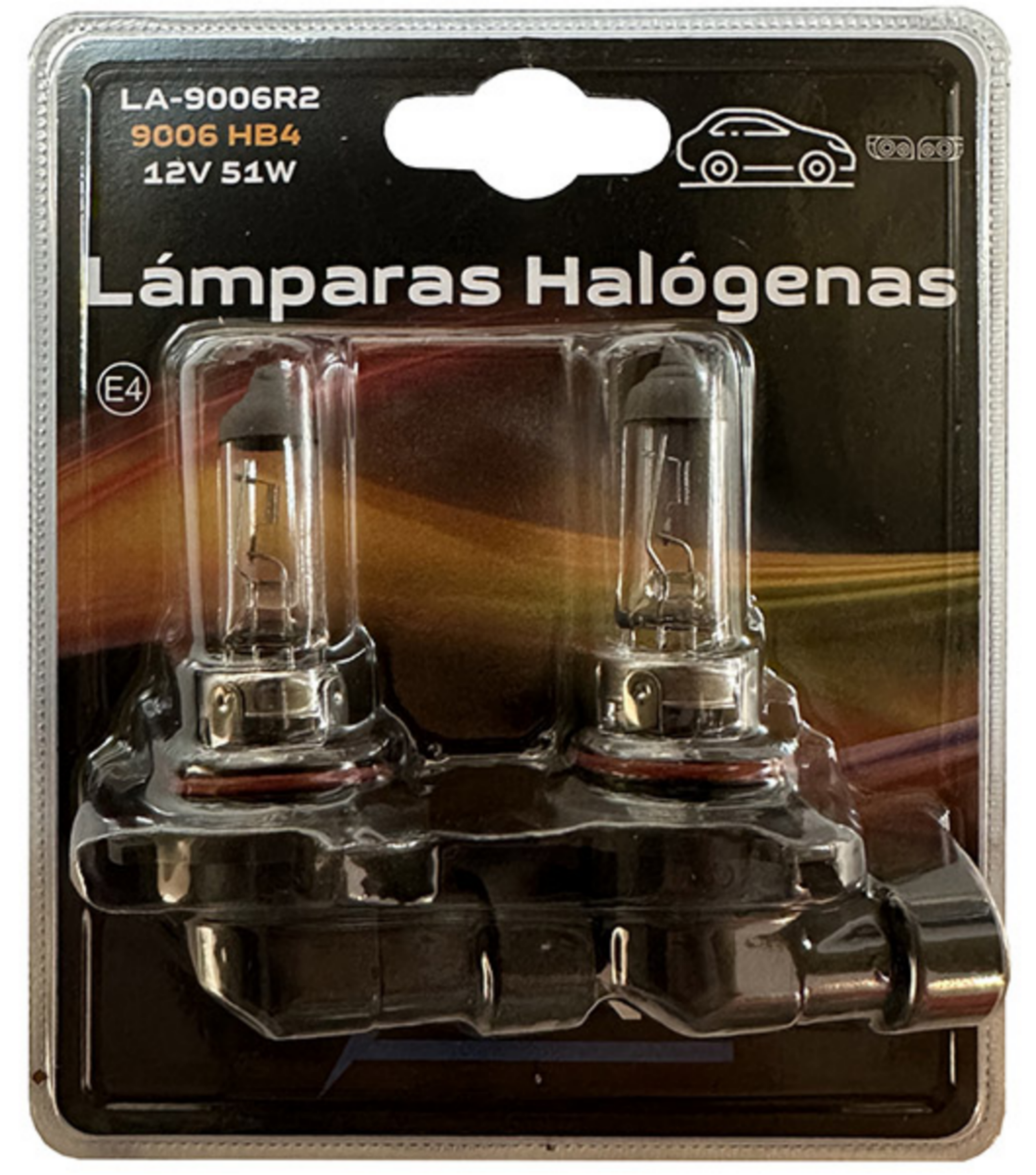 JGO. LAMPARA HB4 9006 51W 12V, EN BLISTER - TAKO LA-9006R2
