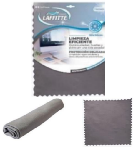 PAÑO DE MICROFIBRA TECNO 30 X 30 CM PA066-H/AJ66H