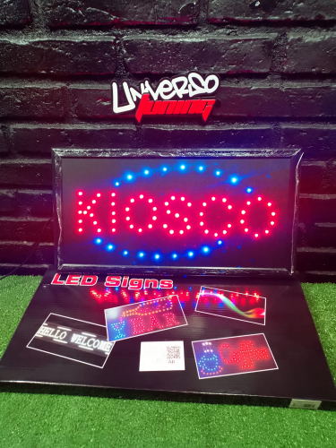 CARTEL LUMINOSO LED KIOSKO 48 X 25 CM ADBO-6