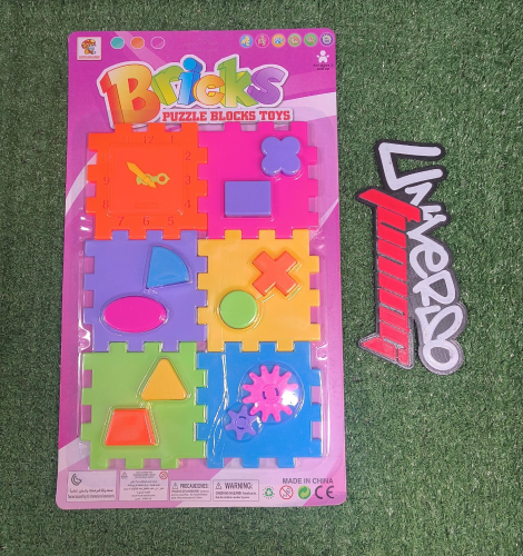 JUEGO - BLOQUES ENCASTRABLE X 6 PCS IJ1317/1756-D1