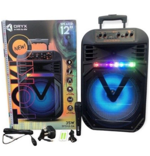 PARLANTE 12" TOKIO C/CONTROL Y MICROFONO ORYX SP-1543-5A