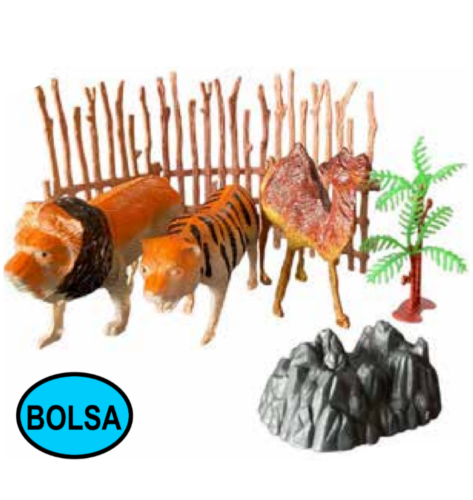 ANIMAL - SET X 3 PCS C/ACC BOLSA IJ1094-637242