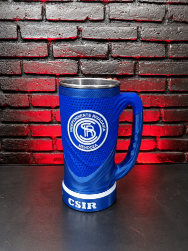 VASO JARRA 3D INDEPENDIENTE RIVADAVIA TIPO CAMISETA 1 LTR U3D0054