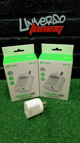 CARGADOR CARGA SUPER RÁPIDA USB-C + USB 30W NOGA NGA-125