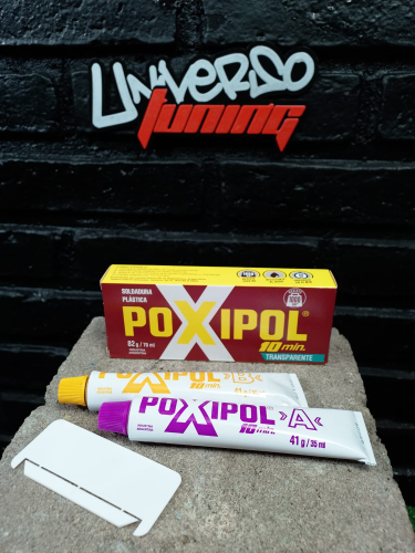 POXIPOL TRANSPARENTE 10 MIN 826G/700ML