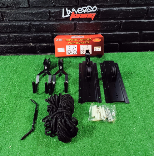 SOPORTE LEVADIZO BICICLETA, PORTABICICLETA HOGAR/GARAGE IAEL JB-028