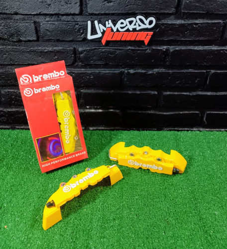 CUBRE CALIPER BREMBOO 19 CM AMARILLO
