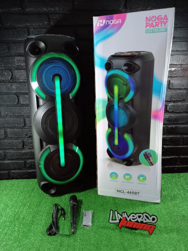 PARLANTE MULTIMEDIA 3X8"BT,MICRÓFONO NGL-465BT NOGA