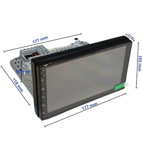 INFINITY TECH STEREO MULTIMEDIA 1 DIN UNIVERSAL MP5 / USB / BT /FM / CARPALY 7368S9