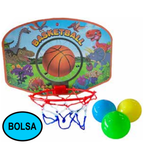 ARO DE BASQUET DINO C/3 PELOTAS IJ1123-137330