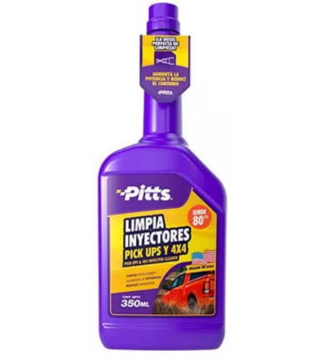 LIMPIA INYECTORES PICK UPS Y 4X4 (INJECTOR CLEANER) - 350 ML PITTS