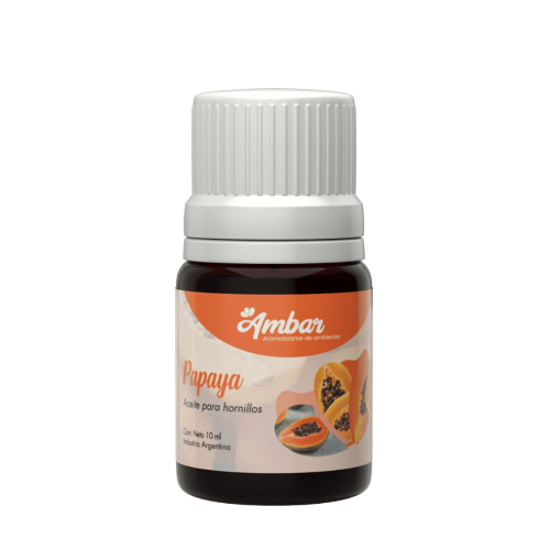 ACEITE PARA HORNILLOS AMBAR PAPAYA