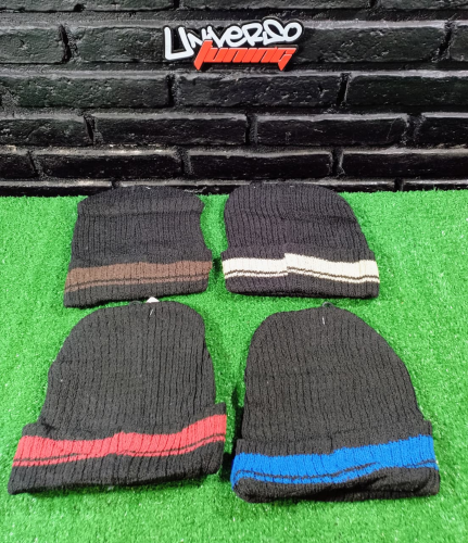 GORRO DE LANA CON FRANJA ADULTO 22 CM IG2964-SW-005