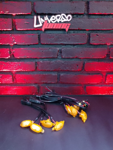 LED PARRILLA AMBAR 4 PIEZAS