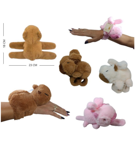 PELUCHE JUGUETE PULSERA CAPIBARA BALA-07/BALA-06