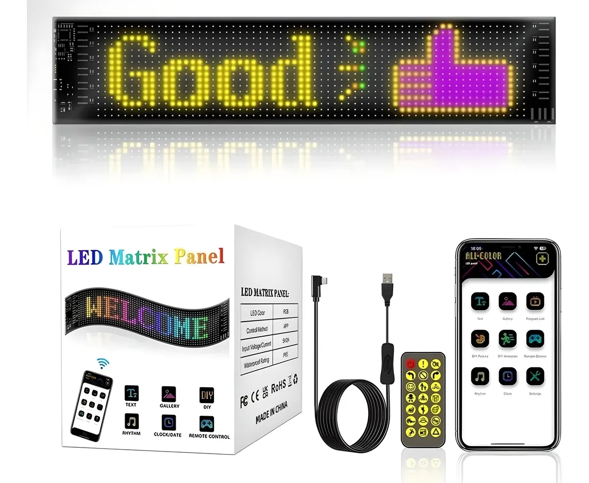 PANEL LED MATRIX OJOS 19X89CM INFINITY TECH L-1696P