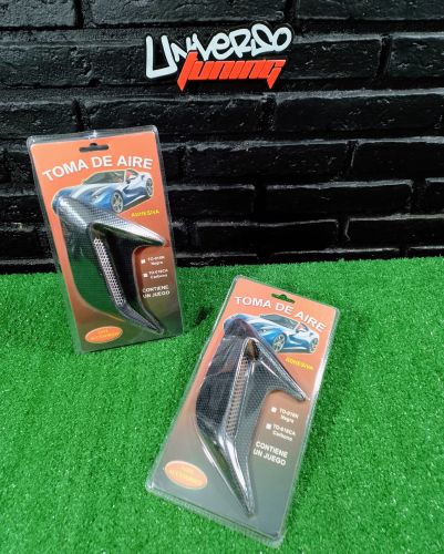 JGO. TOMA DE AIRE LATERAL CARBONO CON REJA TUNING IAEL TO-018CA