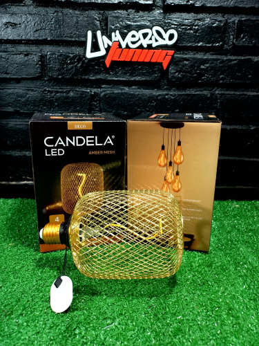 LAMPARA MESH AMBER CUBO 4W CALIDA CANDELA 7923