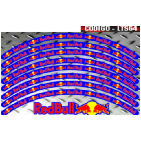 KIT LLANTAS LAMINADAS PARA AMBAS RUEDAS AMBOS LADOS REDBULL LTS64