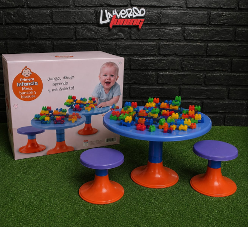 MESA y BANQUITOS C/ 36 BLOQUES 10625-O