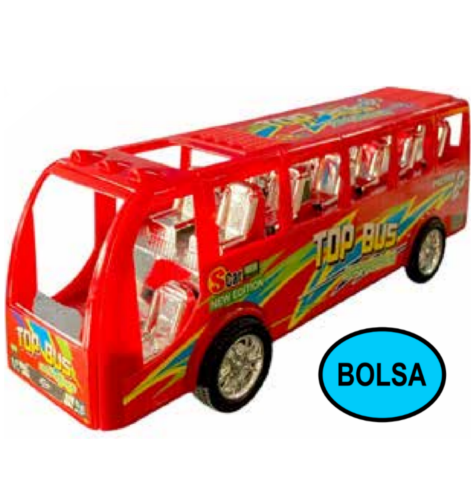 VEHICULO - AUTOBUS FRICCION EN BOLSA IJ0028