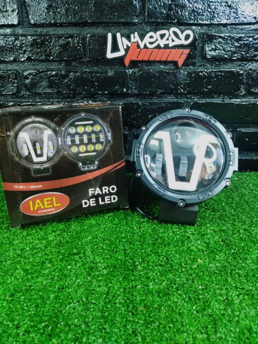 FARO LED REDONDO 7 PULGADAS, LED + DRL POSICION Y GIRO, 40WATTS, 2 INTENCIDADES, SUPER PESADO, PREMIUM IAEL-40DRL