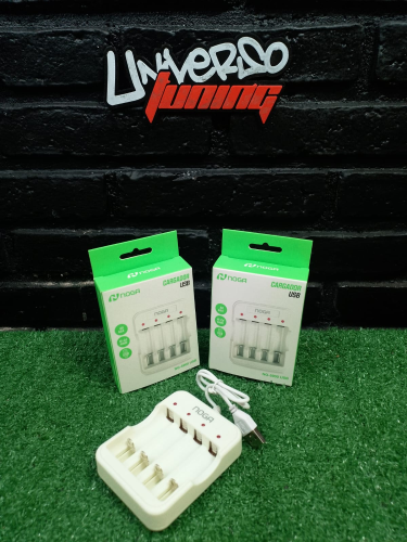 CARGADOR PARA 4 PILAS AAA / AA NG-5900 USB NOGA