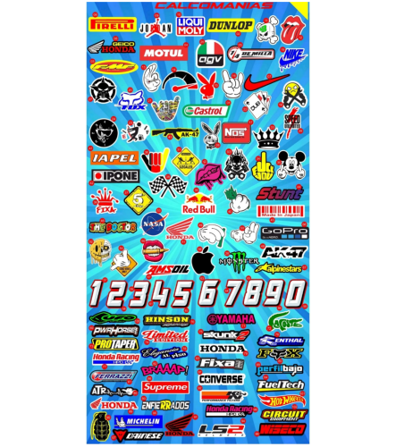 BANNER + CARPETA CON SEPARADORES Y ENUMERADAS 1020 CALCOS (MAYORISTAS)