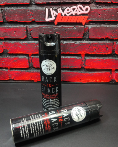 AEROSOL BLACK TO BLACK RENOVADOR DE PLASTICO TOXIC SHINE 390ML