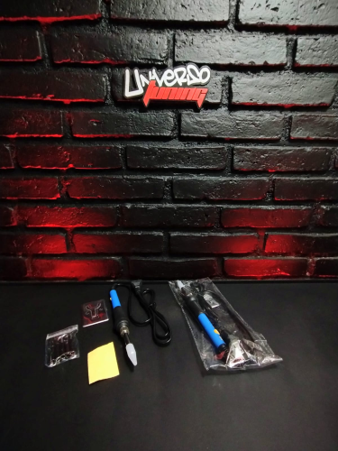 KIT SOLDADOR DE ESTAÑO 60W,5 PUNTAS INTERCAMBIABLES,BASE REGULADOR DE TEMP.