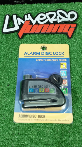 INFINITY TECH CANDADO TRABA DISCO PARA MOTO CON ALARMA KL-02