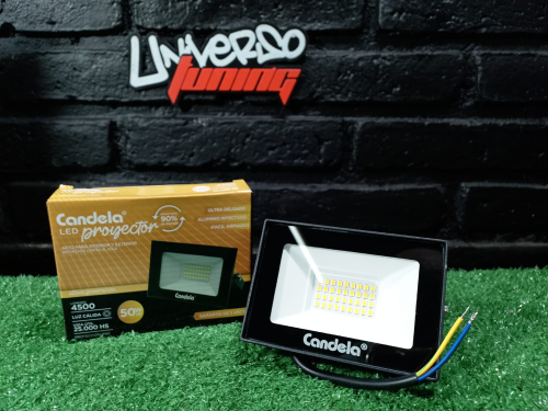 LED PROYECTOR 50W CALIDO CANDELA 6848