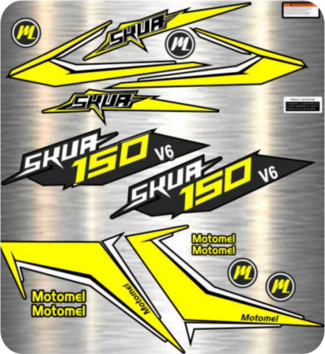 TIPO ORIGINALES PREMIUM LAMINADAS MOTOMEL SKUA 150 SK18