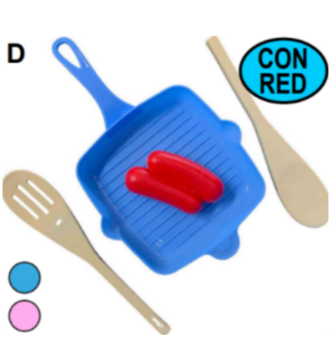 SARTEN C/ACC X 4 PCS RED MKK895740 IJ0466