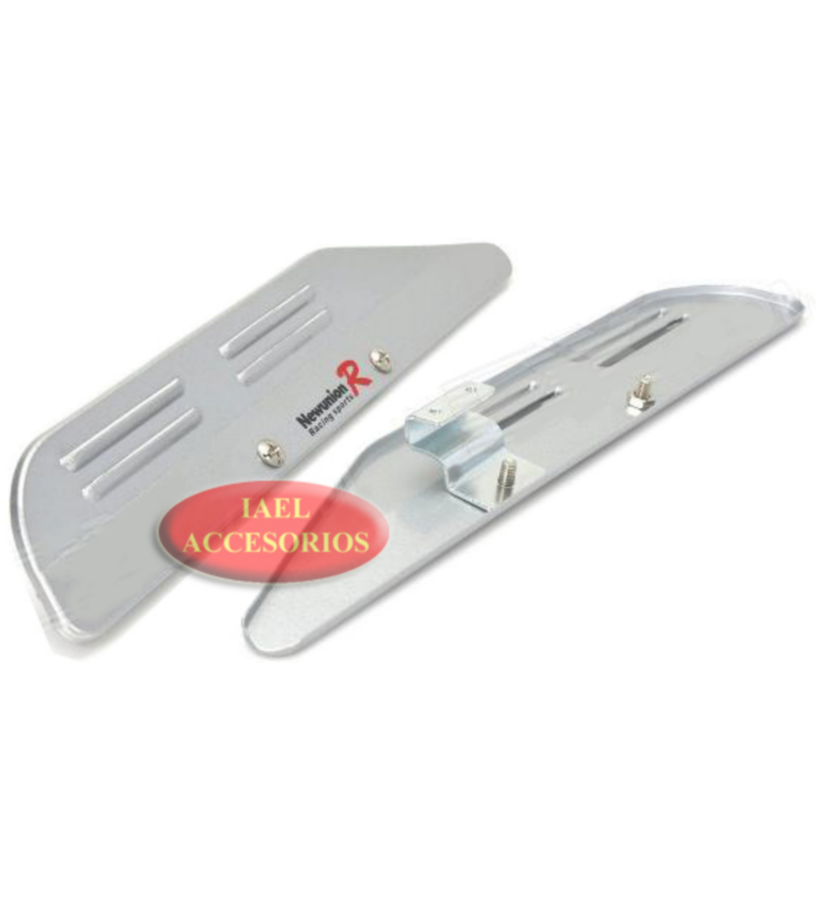JGO. ALETONES LIMPIAPARABRISAS EN ALUMINIO GRIS-VA-029G