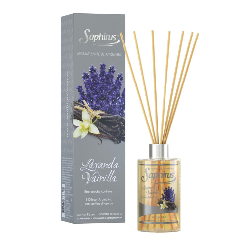 DIFUSOR AROMATICO SAPHIRUS LAVANDA VAINILLA