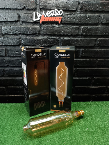 LAMPARA AMBER TUBULAR 4W CALIDA CANDELA 7921