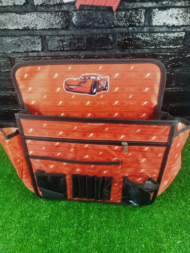 ORGANIZADOR DE RESPALDO CARS DISNEY, 32X10X37CM, PORTA ÚTILES, CUADERNOS Y OBJETOS VARIOS OR-012CR