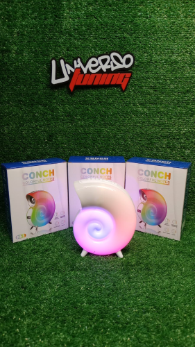 PARLANTE CARACOL CON LUZ RGB N63
