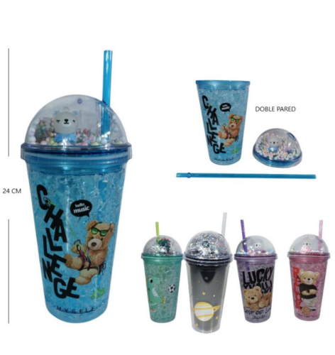 VASO ACRILICO KAWAI 400ML DOBLE PARED G287 G276-01