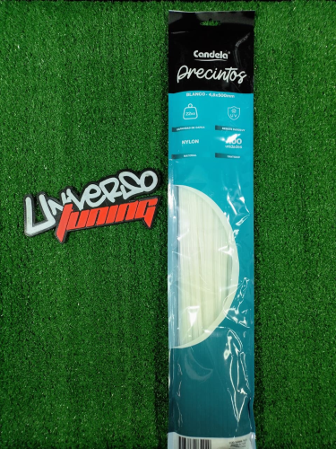 PRECINTO 4,8x500MM BLANCO CANDELA 7428