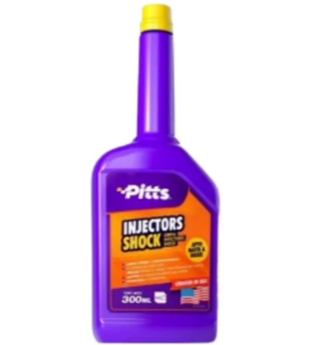 LIMPIA INYECTORES SHOCK (INJECTORS SHOCK) - NAFTA Y DIESEL - 300 ML PITTS