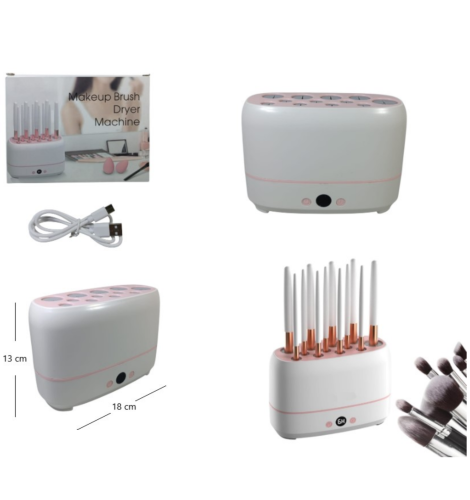 MAQUINA SECADORA DE BROCHAS MAQUILLAJE BR-25017