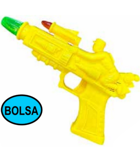 ARMA - PISTOLA A PILA C/LUZ Y SONIDO BOLSA IJ0966