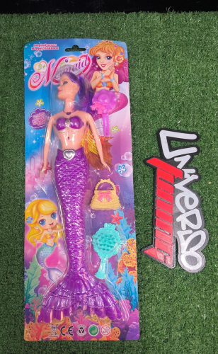 MUÑECA - SIRENA C/ACC EN BLISTER IJ1321/324-8