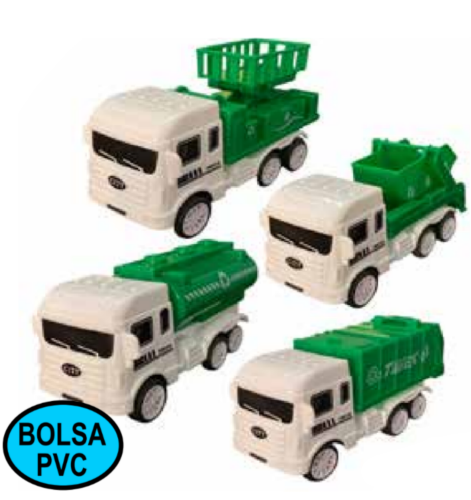 VEHICULO - CAMION RECOLECTOR X 4 BOLSA PVC IJ0971-553-50